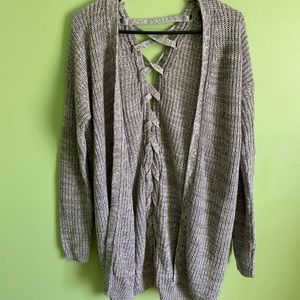 Gray Cardigan